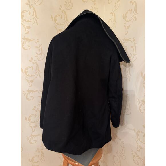 Betsy Johnson Wool Black Beautiful Swing Jacket Ladies 10 - Picture 4 of 4